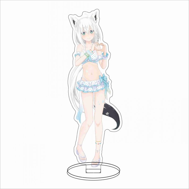 16CM Anime Hololive Shirakami  - Figma Stand Set 评论和价格