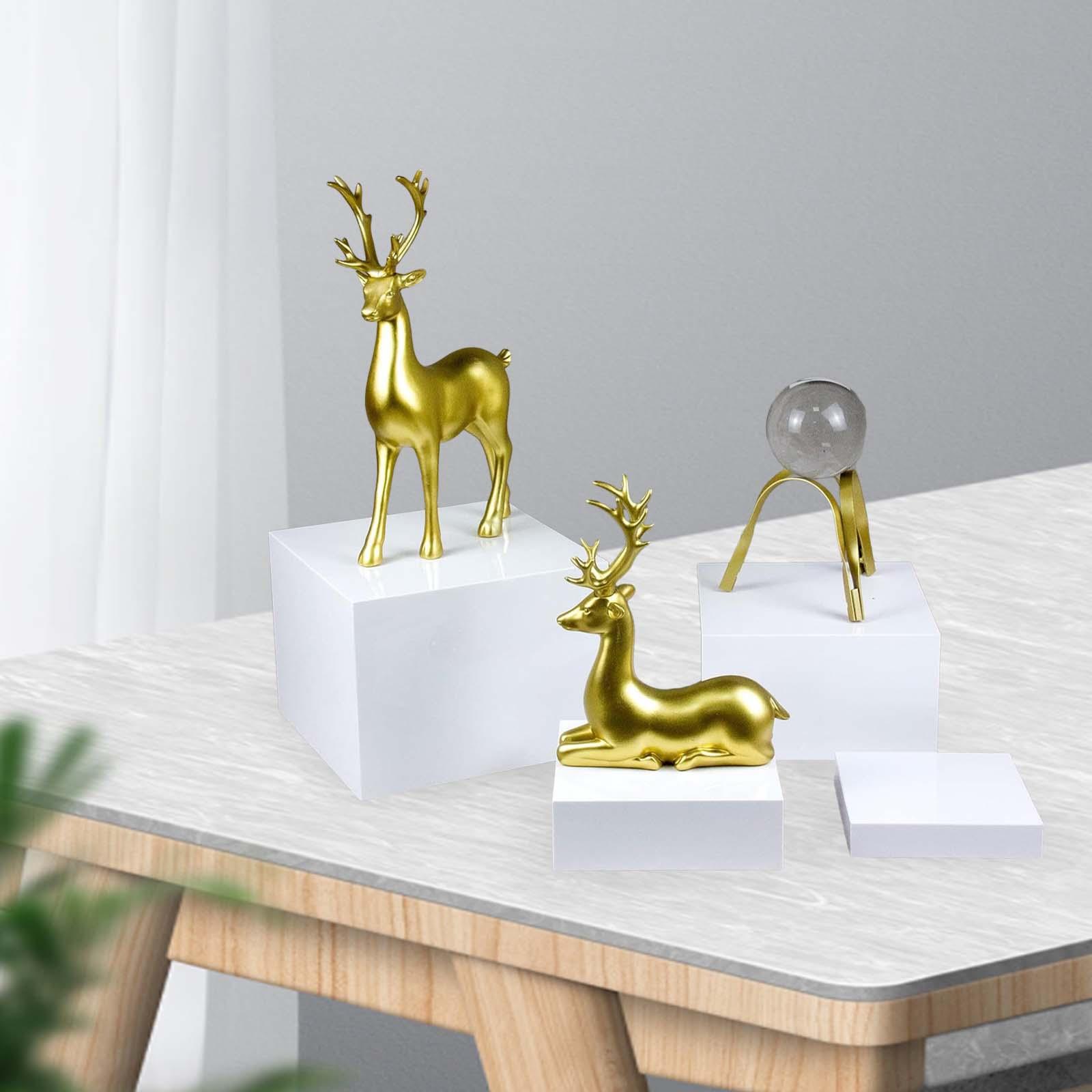 4 Pieces Buffet Riser Acrylic  - Display Risers Set 评论和价格