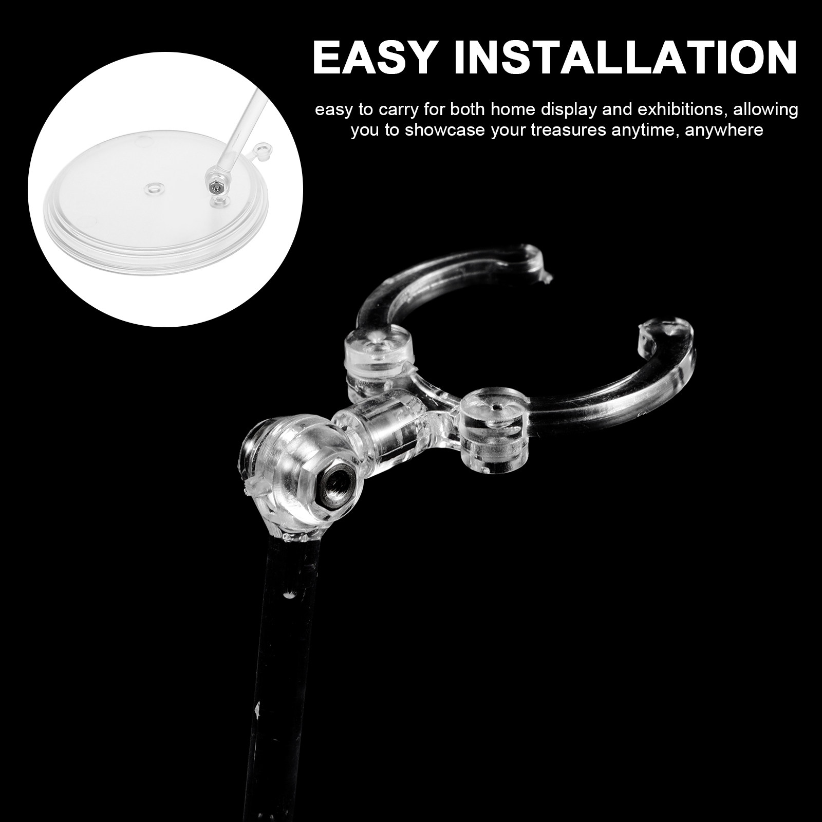 3Pcs Clear Adjustable Action F - Action Figure Stand 评论和价格