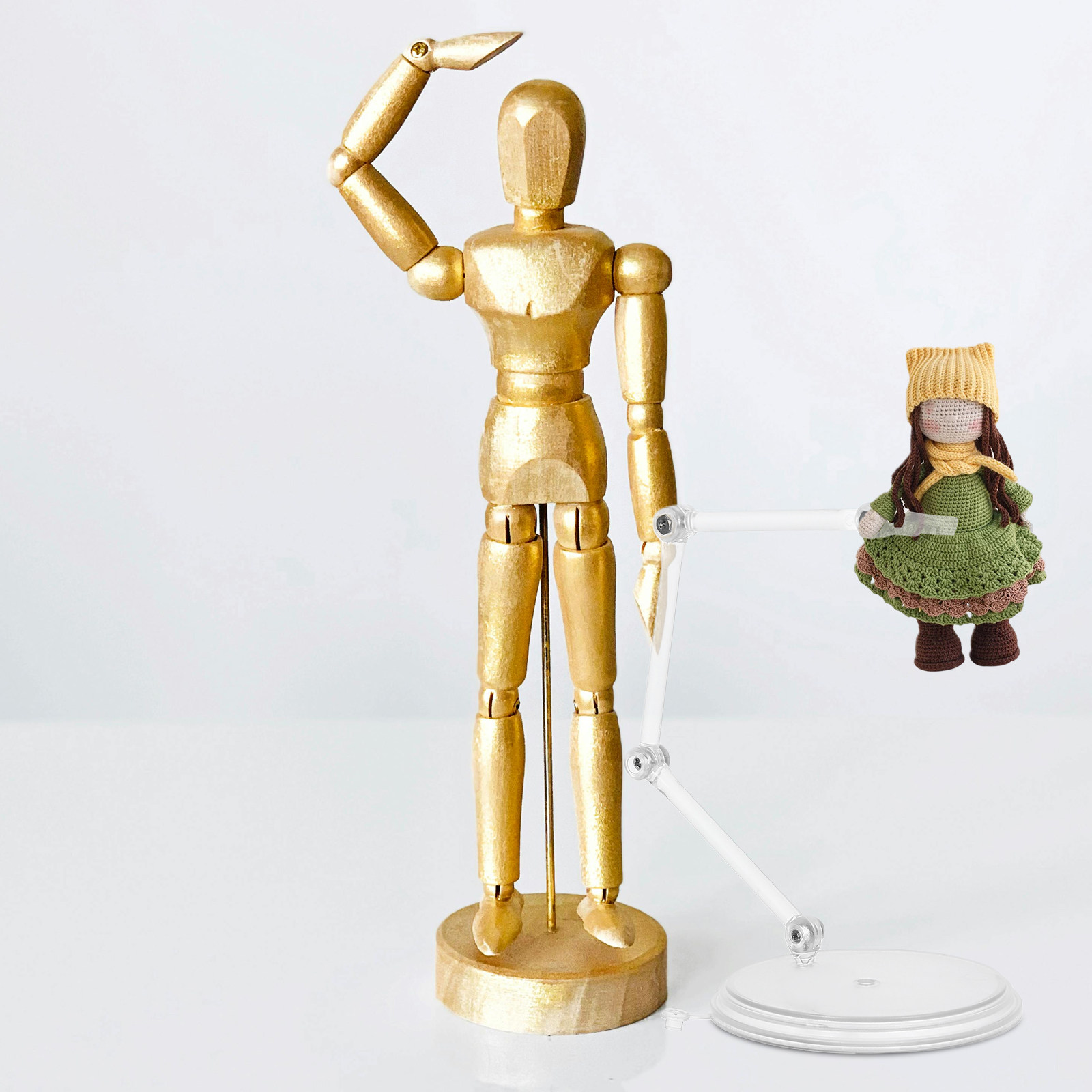 3Pcs Clear Adjustable Action F - Action Figure Stand 评论和价格