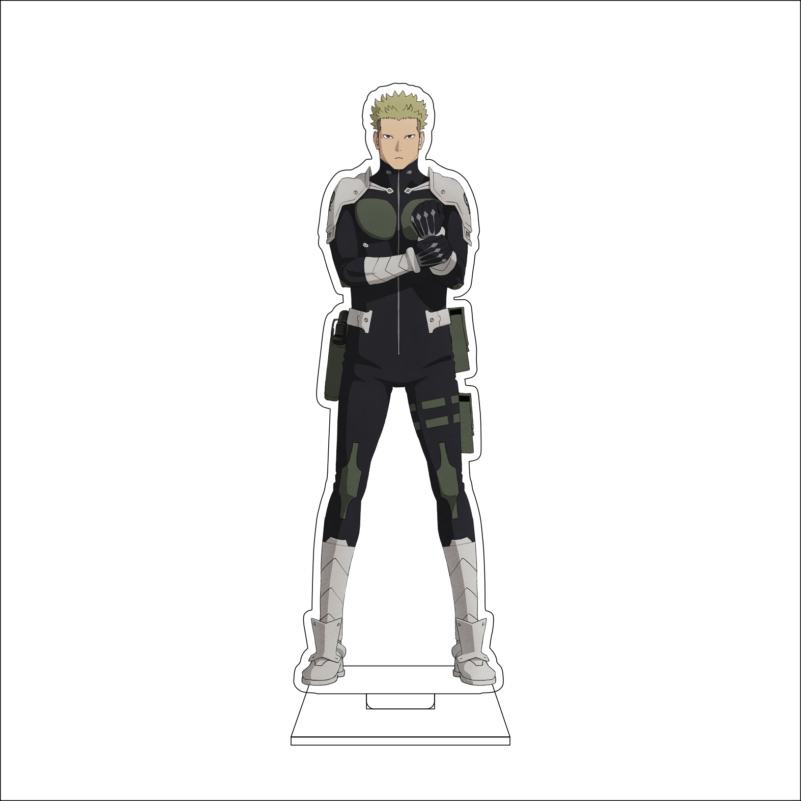 16CM Anime Kaiju No.8 Cosplay  - Figma Stand Set 评论和价格
